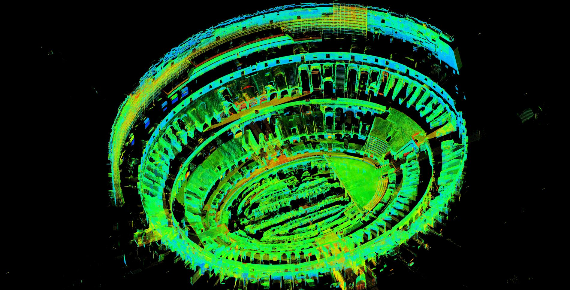 Vista-assonometrica-del-modello-parziale-tridimensionale-interno-di-coordinate-a-nuvola-di-punti-acquisito-tramite-laser-scanner-3d