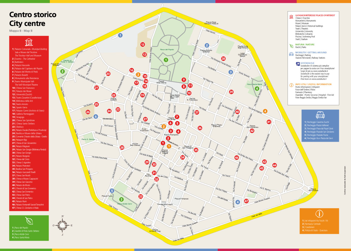 mappa reggio emilia