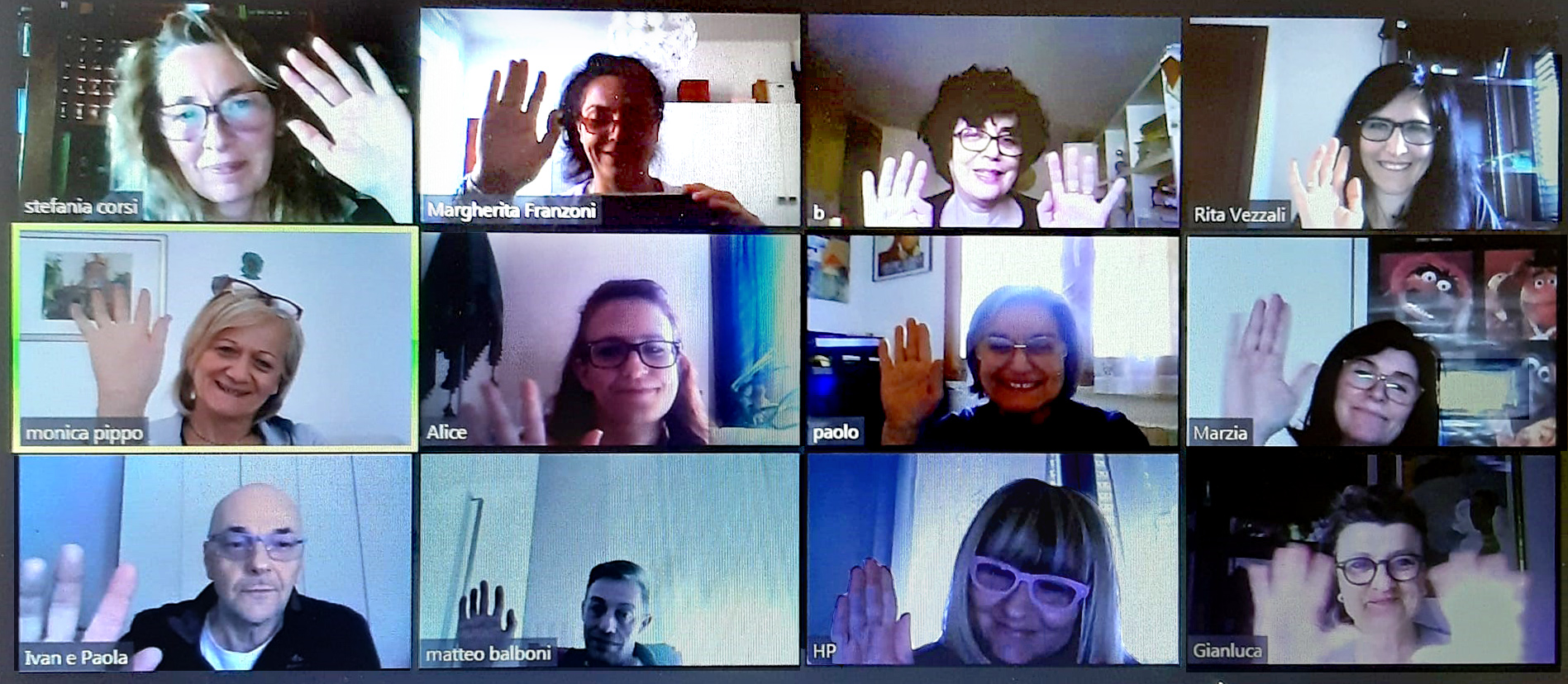 Foto gruppo smart working